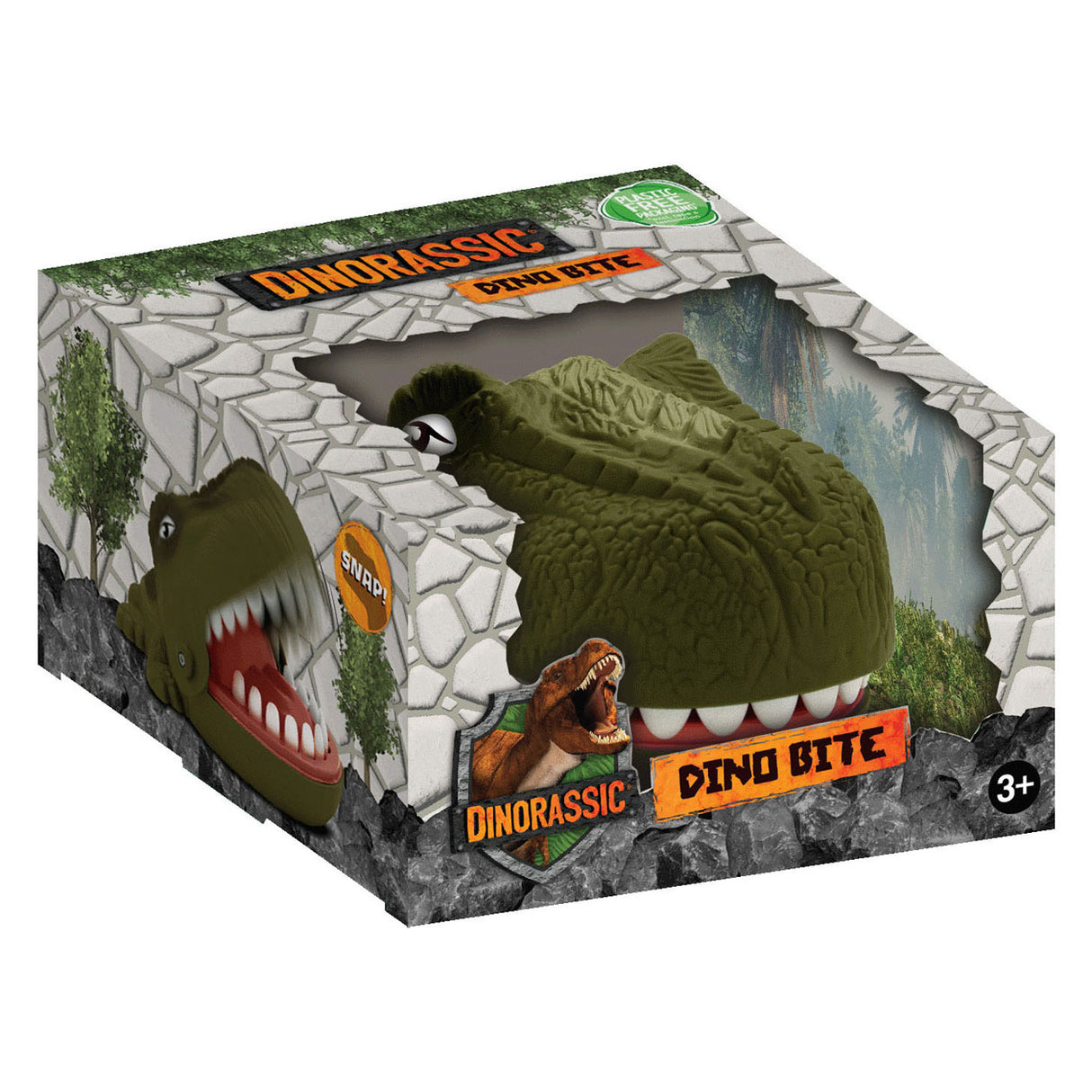 Dinorassic Beißspiel Dino Bites – Familienspiel ab 3 Jahren – ohne Batterien