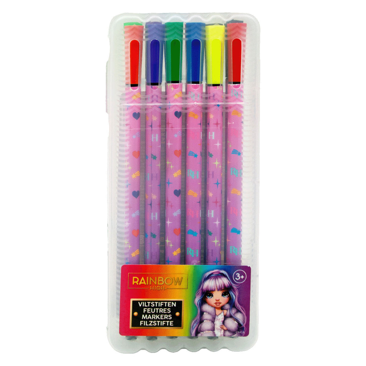 Toyland Rainbow High Filzstifte, 6 Stk.
