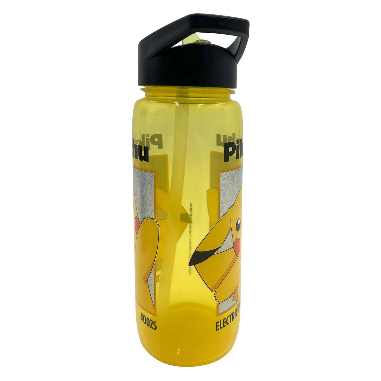 Pokémon Pikachu Trinkflasche gelb – 600 ml. mit Trinkschnabel