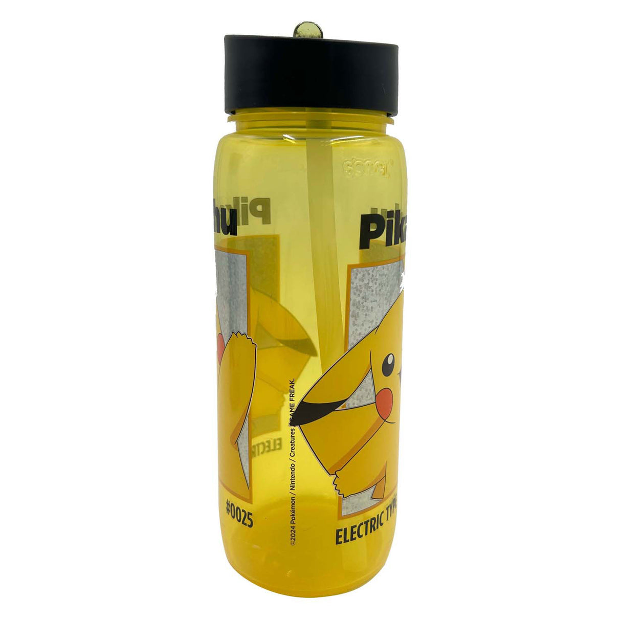 Pokémon Pikachu Trinkflasche gelb – 600 ml. mit Trinkschnabel