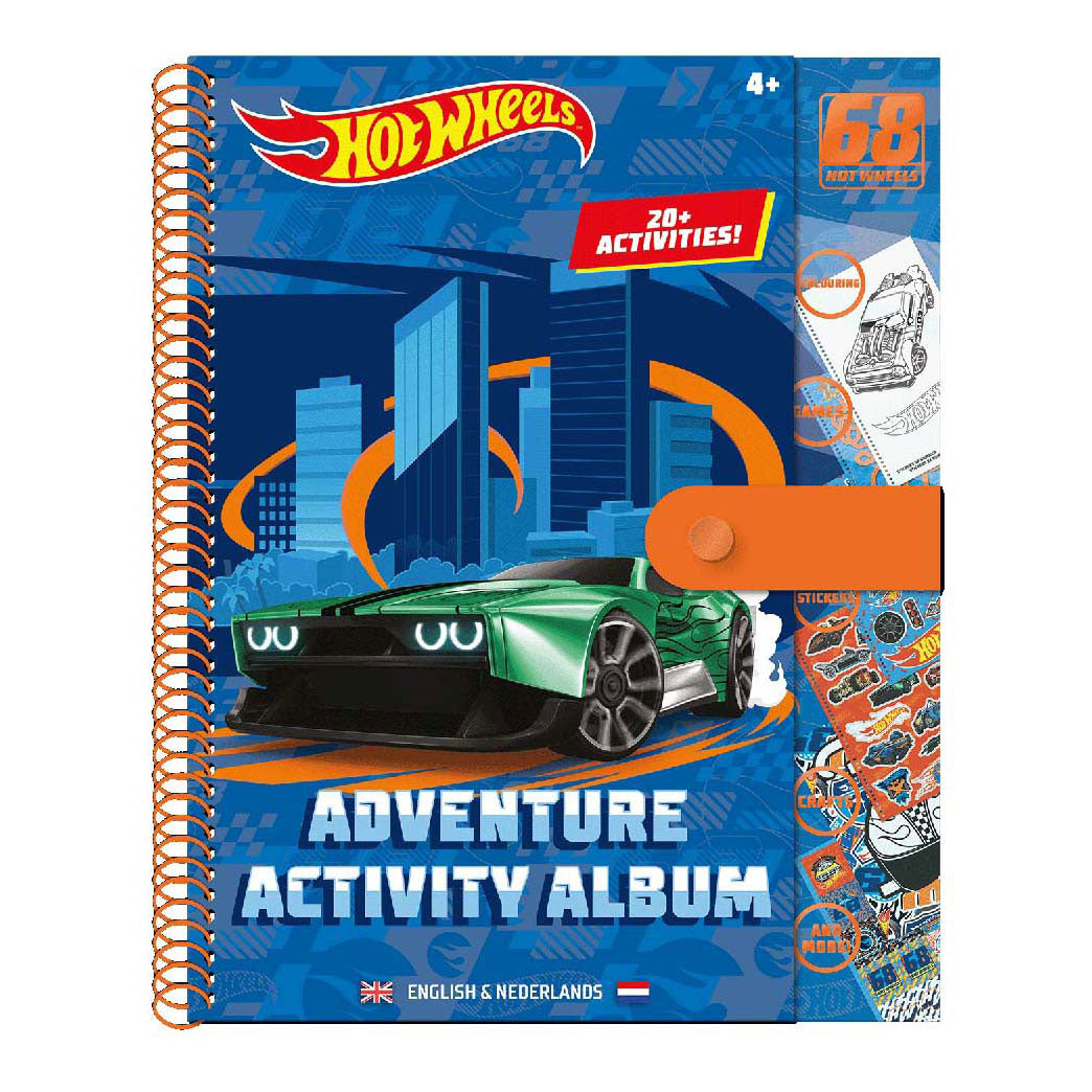 Hot-Wheels-Abenteuer-Aktivitätsbuch mit Aufklebern