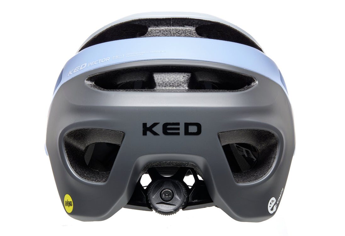Ked fietshelm pectgoud me-1 m (52-58 cm) verblasste Denim