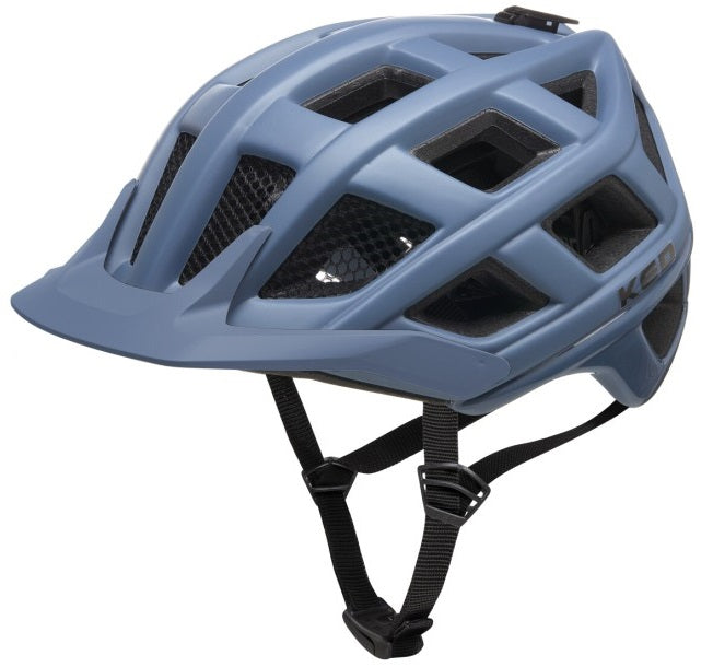 KED-Fahrradhelm Crom XL (60-64 cm) Blaugrau Matt