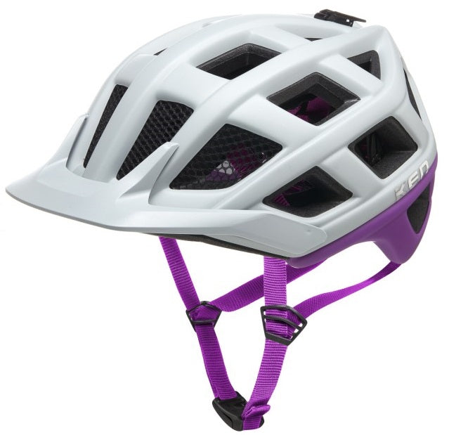 KED-Fahrradhelm Crom XL (60-64 cm) Grauer Lila Matt