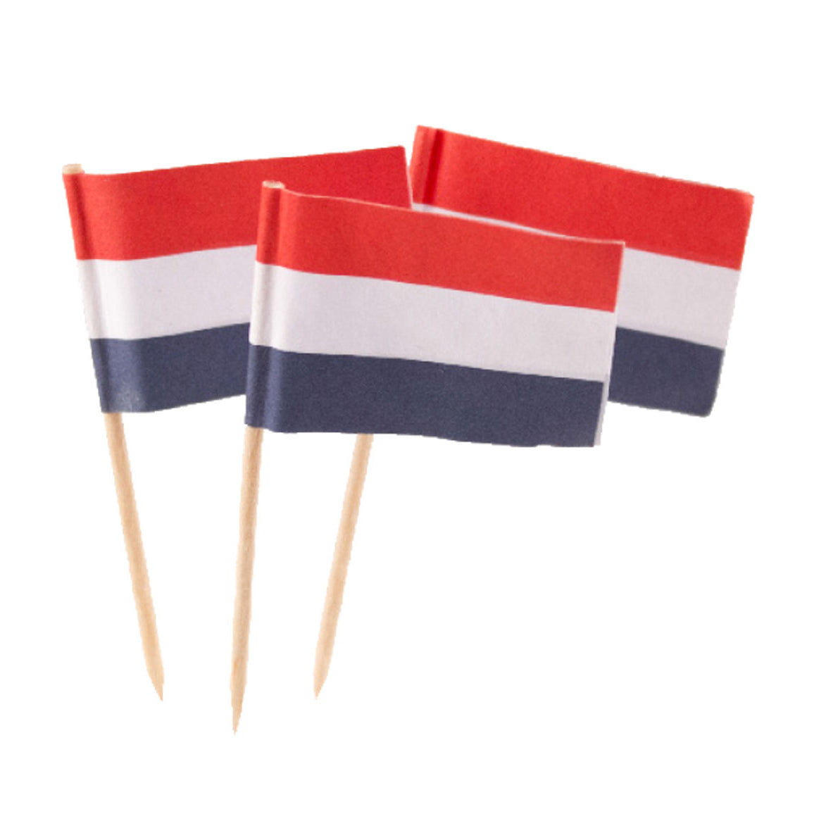 Folat bv Cocktailspieße Niederländische Flagge, 50 Stk.