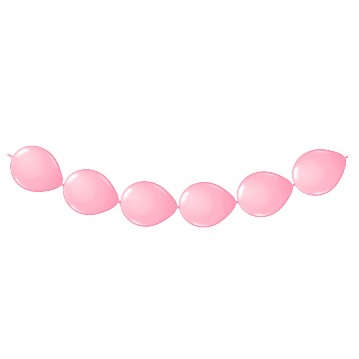 Folat bv rosa Knopfballons, 8 Stück.