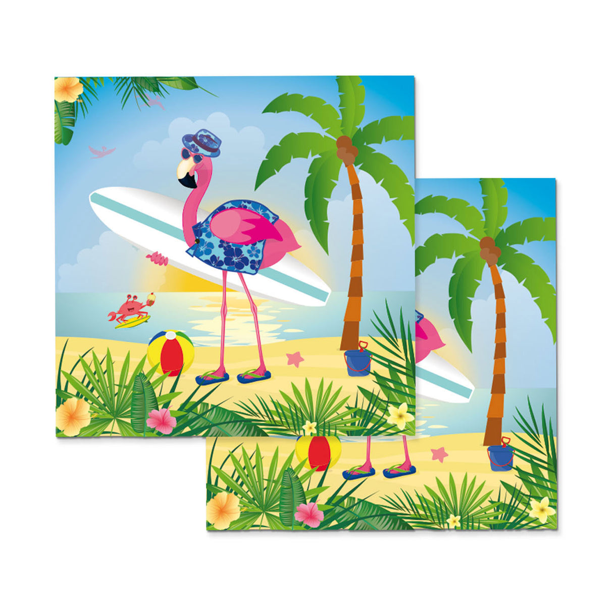 Folat bv Servietten Flamingo, 20 Stk.