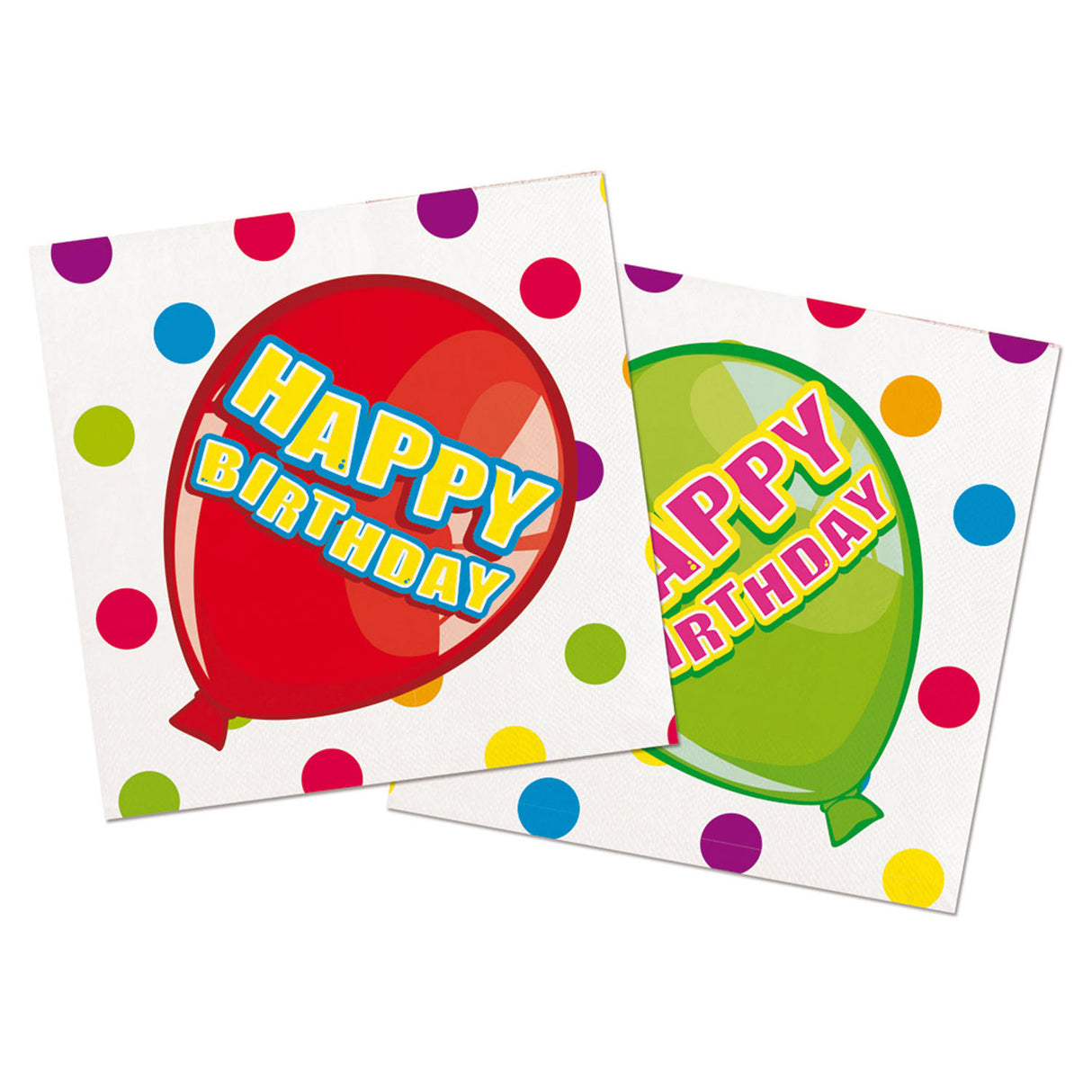Folat bv Happy Birthday Servietten, 16 Stück.