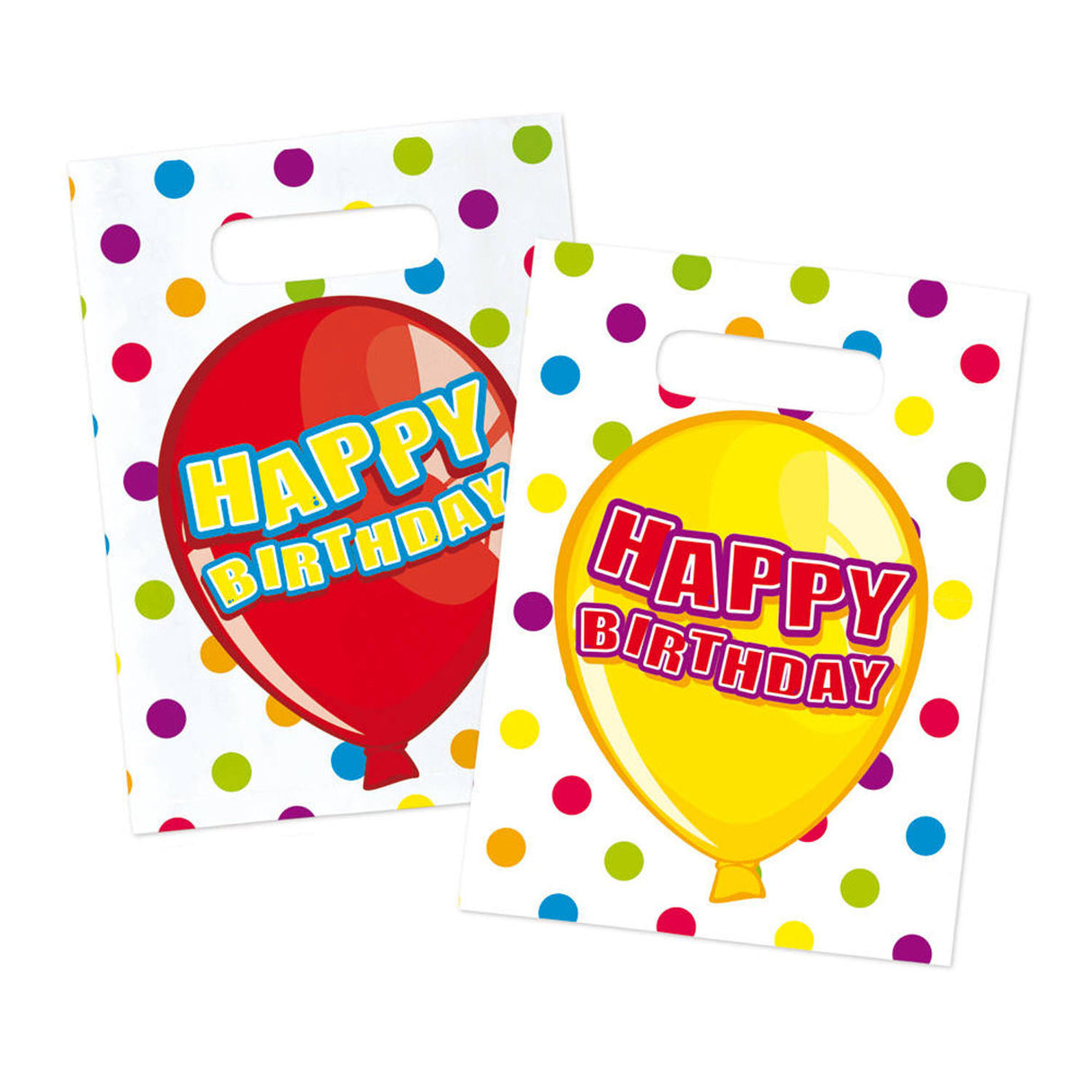 Folat bv Happy Birthday-Spenderbeutel, 6 Stück.