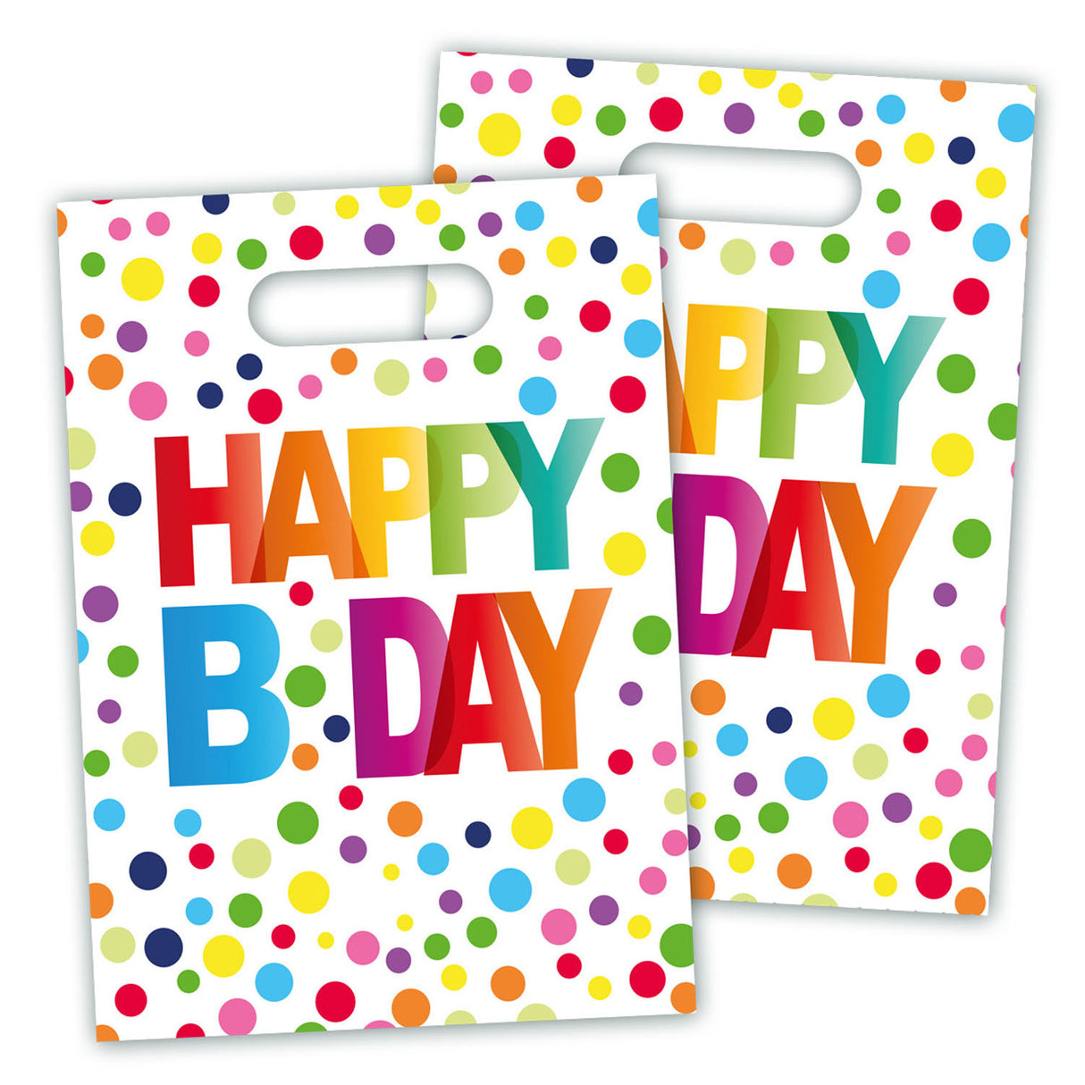 Folat bv Happy Birthday Konfetti-Spenderbeutel, 8 Stück.