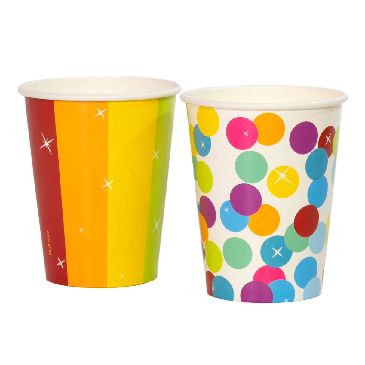 Folat bv Happy Birthday-Becher, 6 Stück.