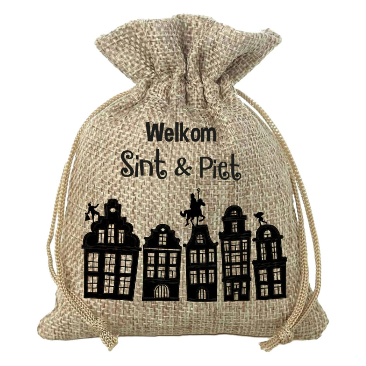 Folat bv Jute-Geschenktüte – Willkommen Sankt Pete