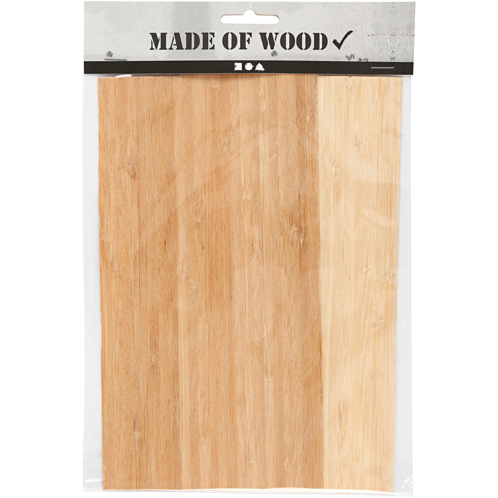 Kreativfirma Bamboo Veneer, 2 Blätter