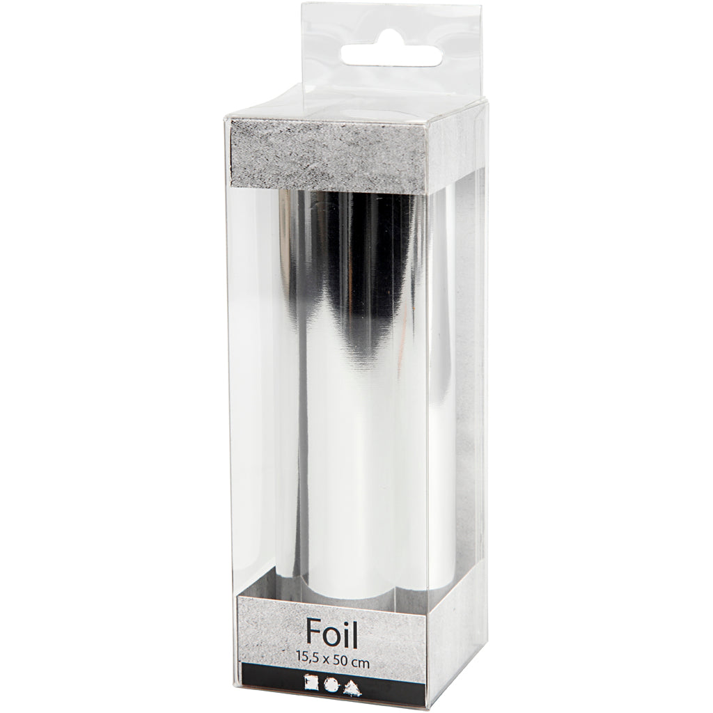 Kreativfirma Deco Folie Silber, 50 cm