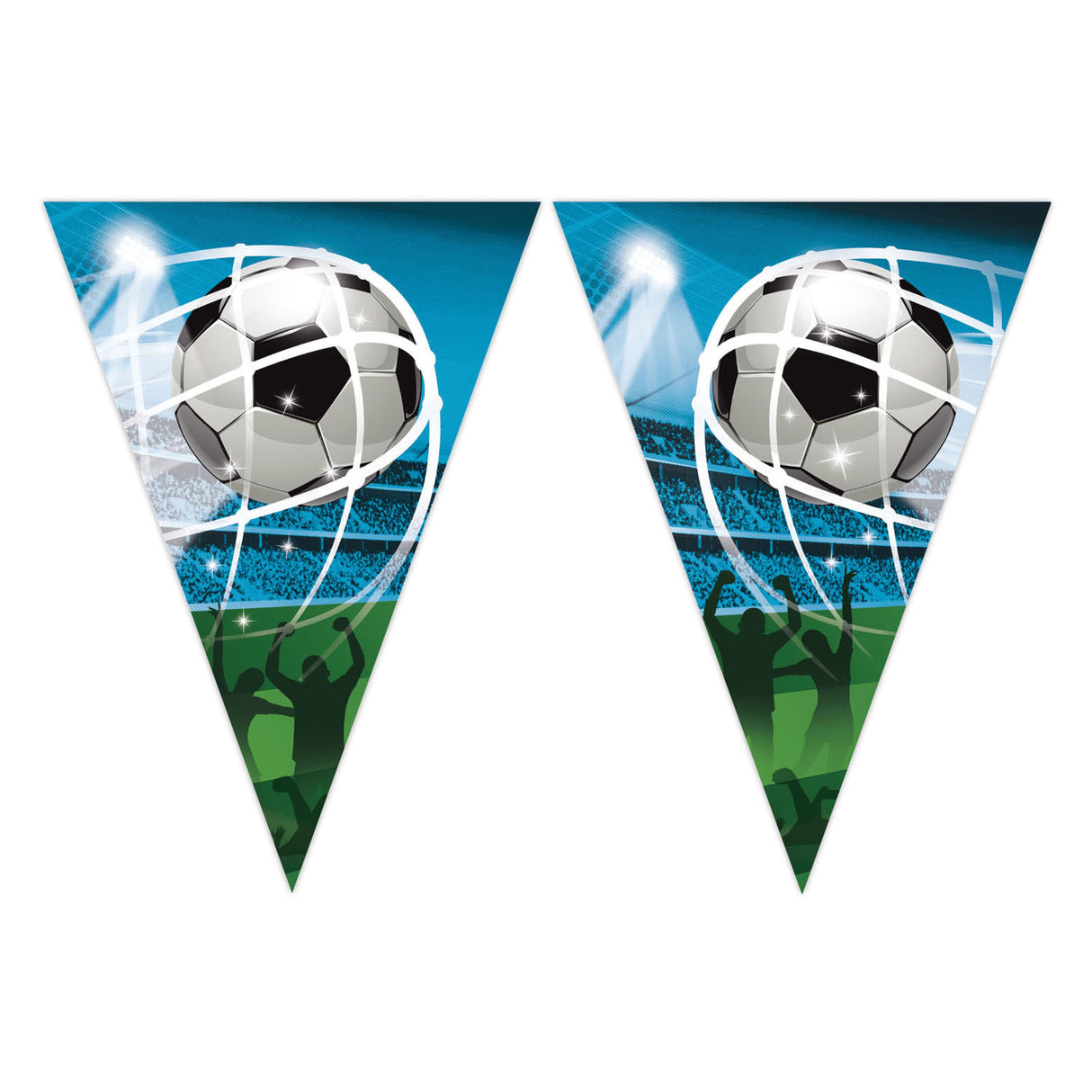 Globos Papierfahnenlinie FSC-Fußballfans, 3 mtr.