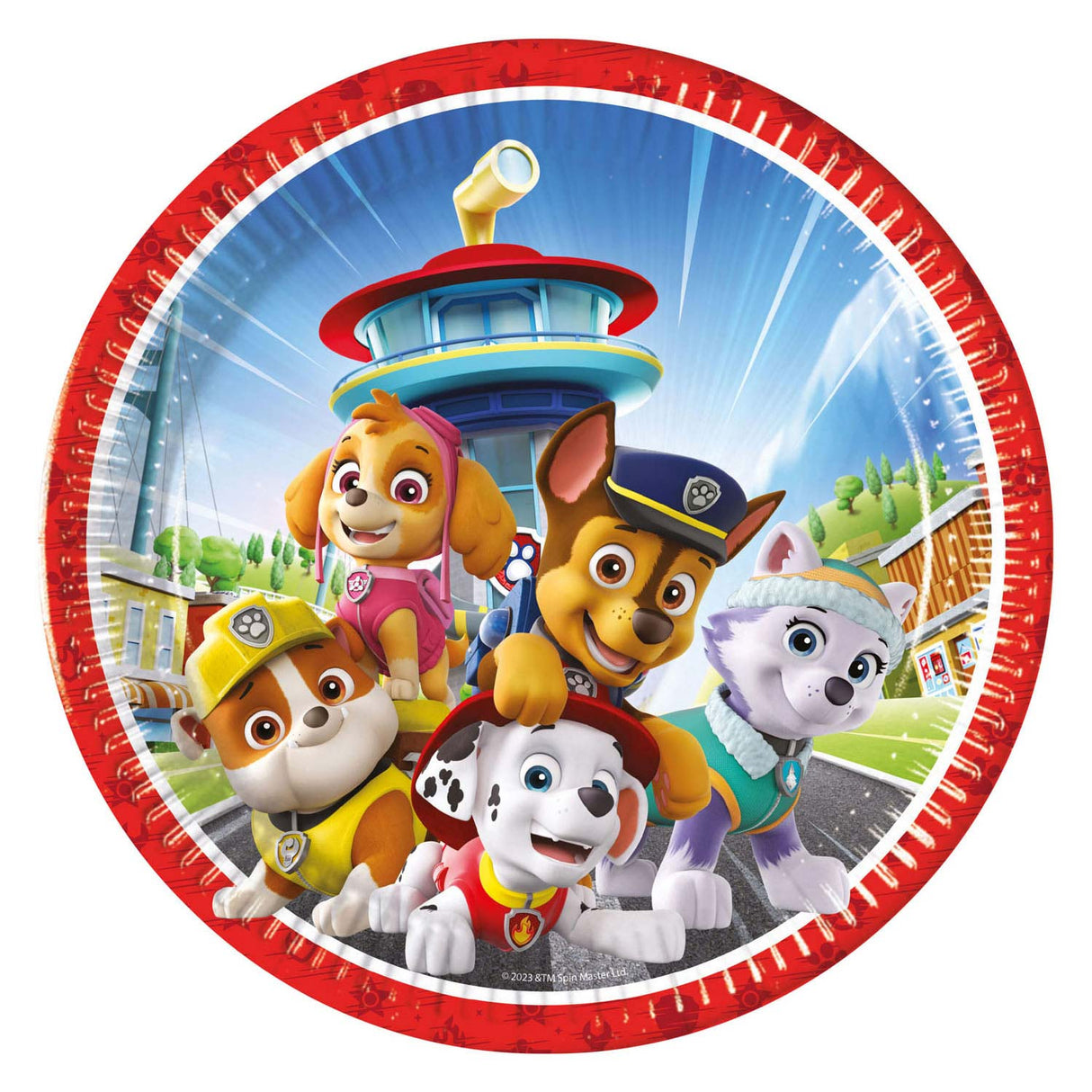 Globos Pappteller FSC Paw Patrol Rescue Heroes, 8 Stk.