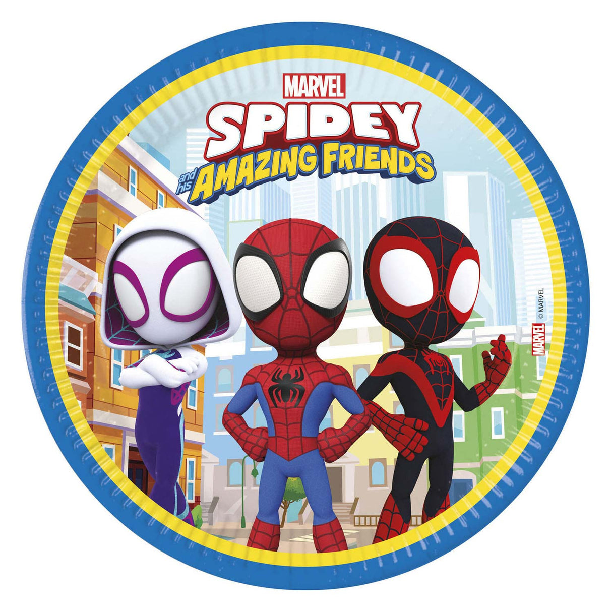 Globos Pappteller FSC Spidey, 8 Stk.