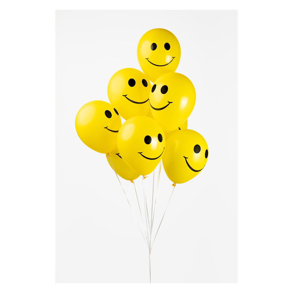 Globos Luftballons Smile Gelb 30cm, 8 Stk.