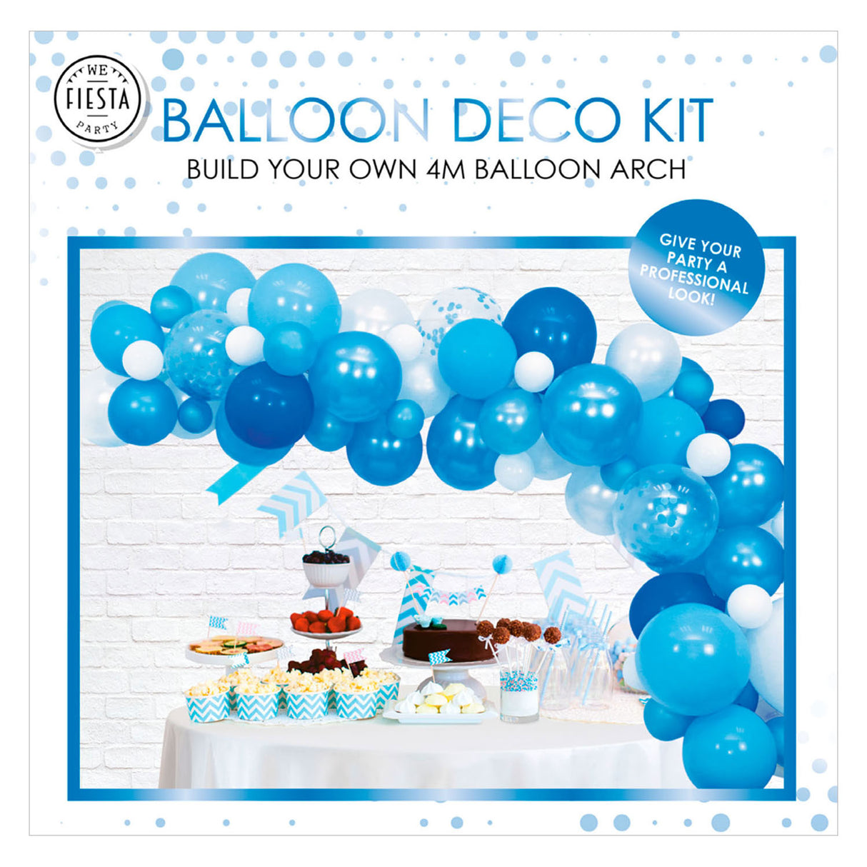 Globos Ballonbogen-Set blau