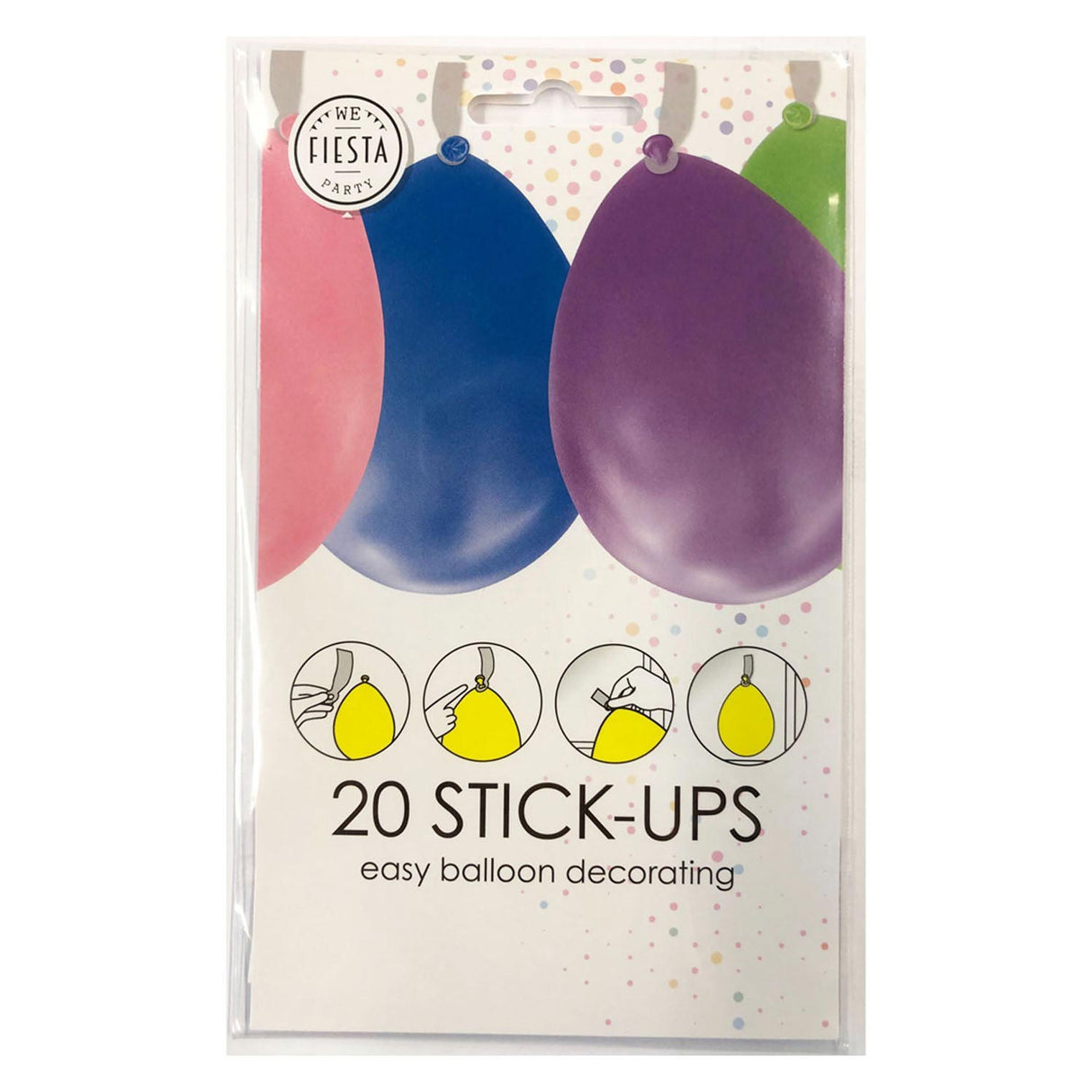 Globos Ballonaufkleber, 20 Stk.