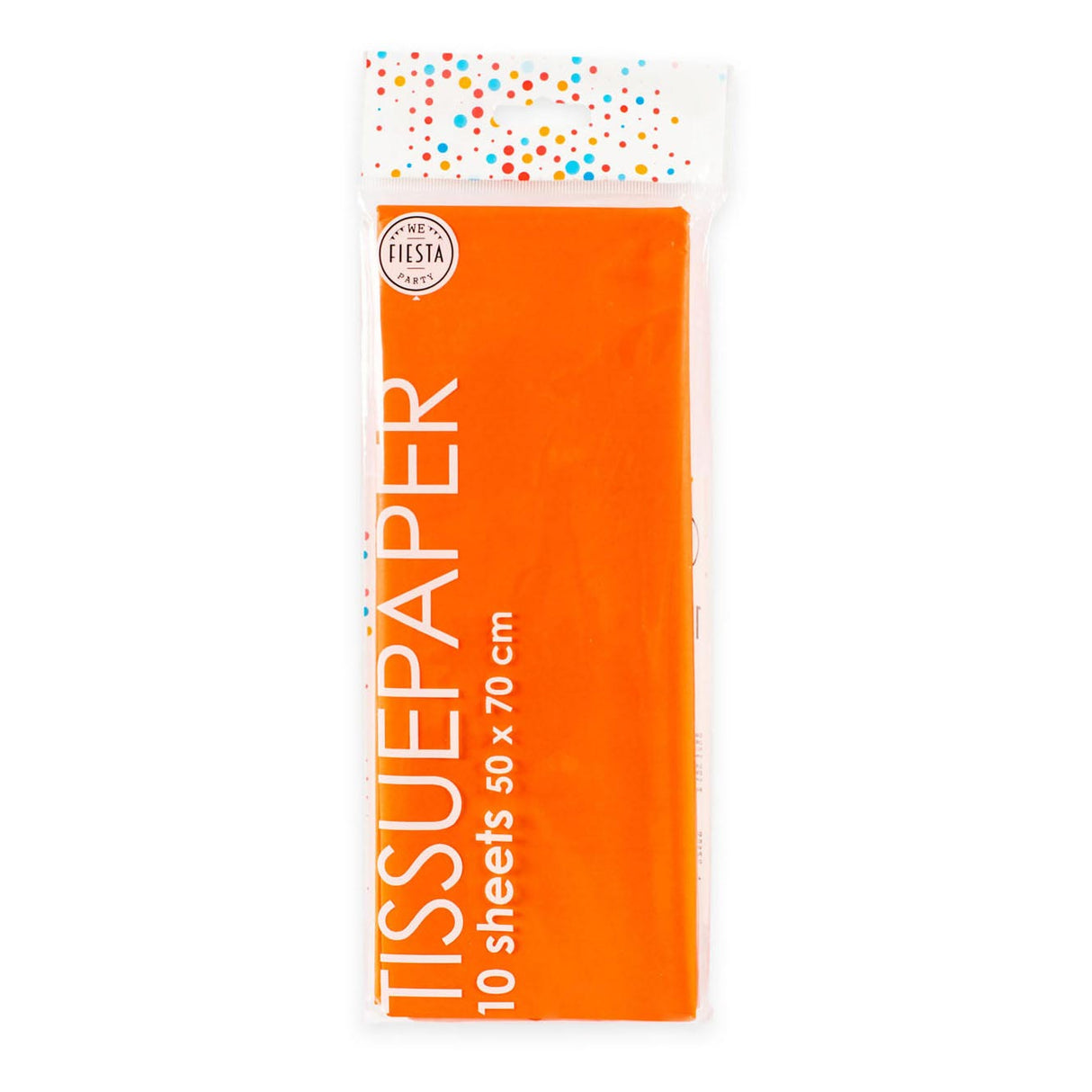 Globos Seidenpapier 10 Blatt orange, 50x70cm
