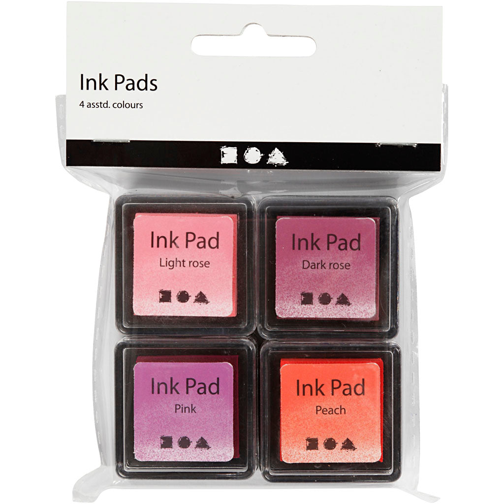 Creativ Company Stamp Tinte Pink Töne, 4st.