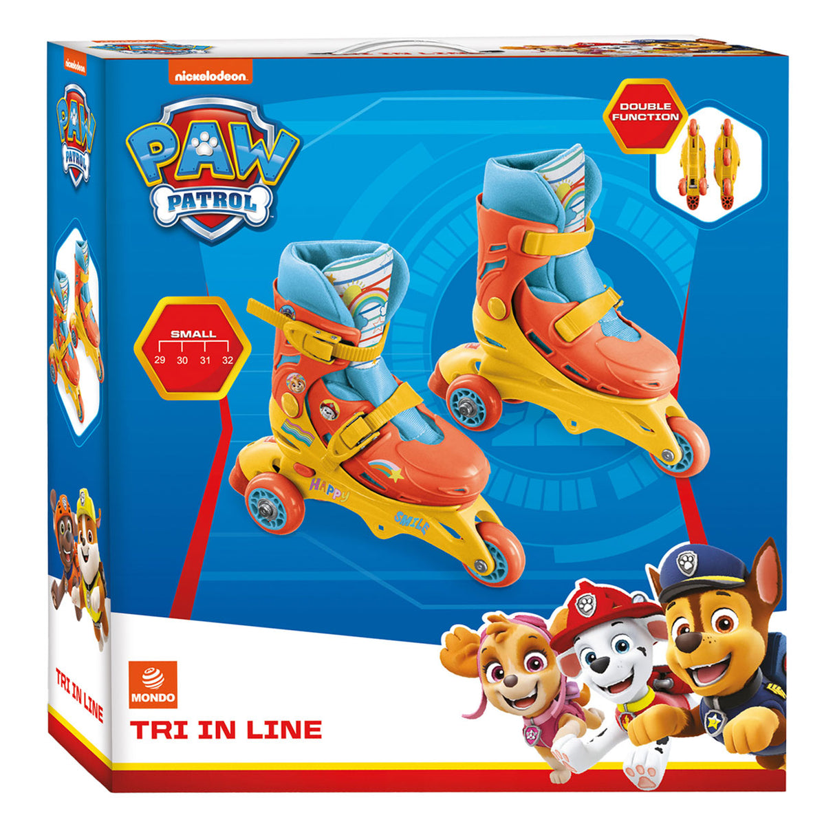 Mondo Paw Patrol Tri Inline-Skates, Größe 29-32