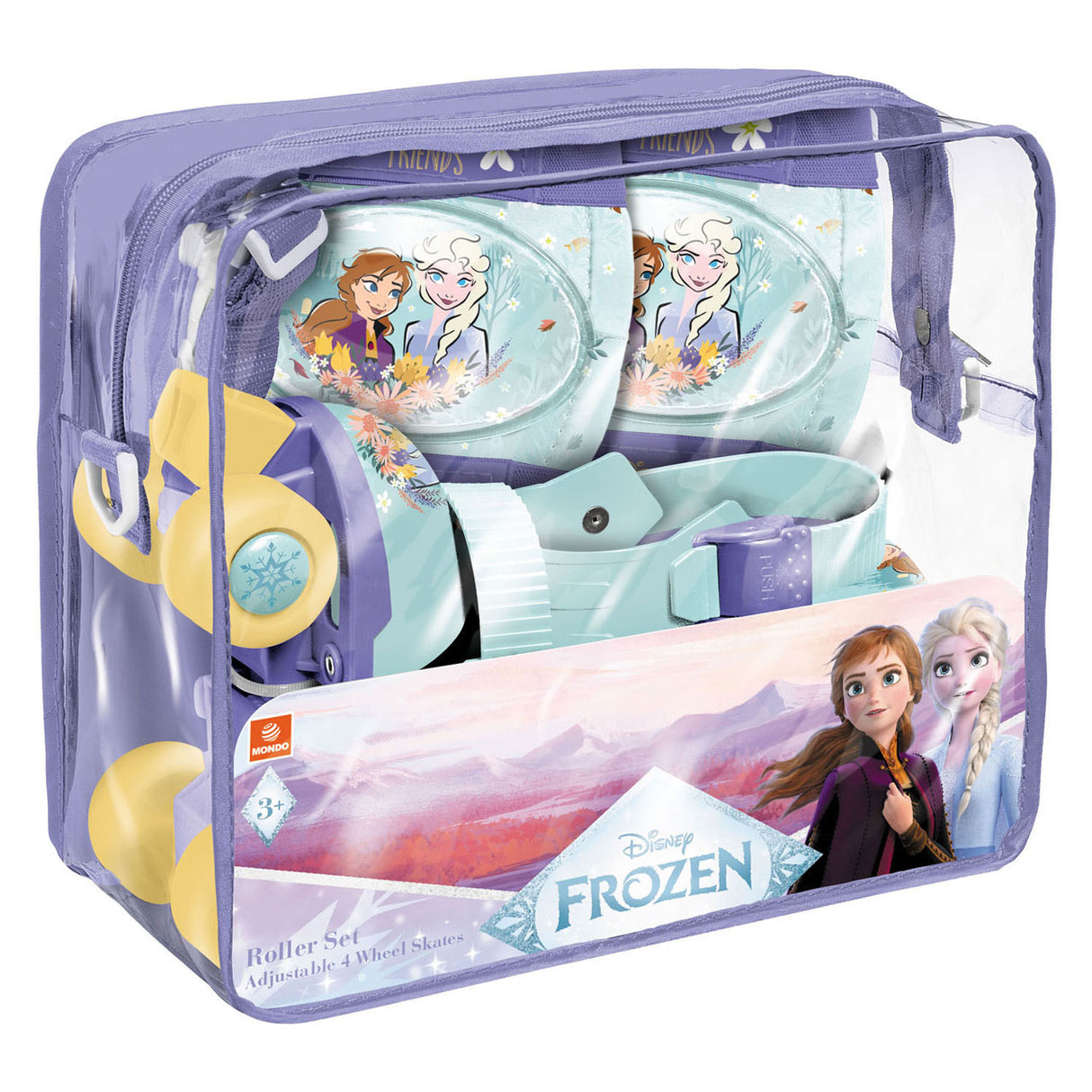 Mondo Frozen Rollschuhe mit Schutzset, Größe 22-29