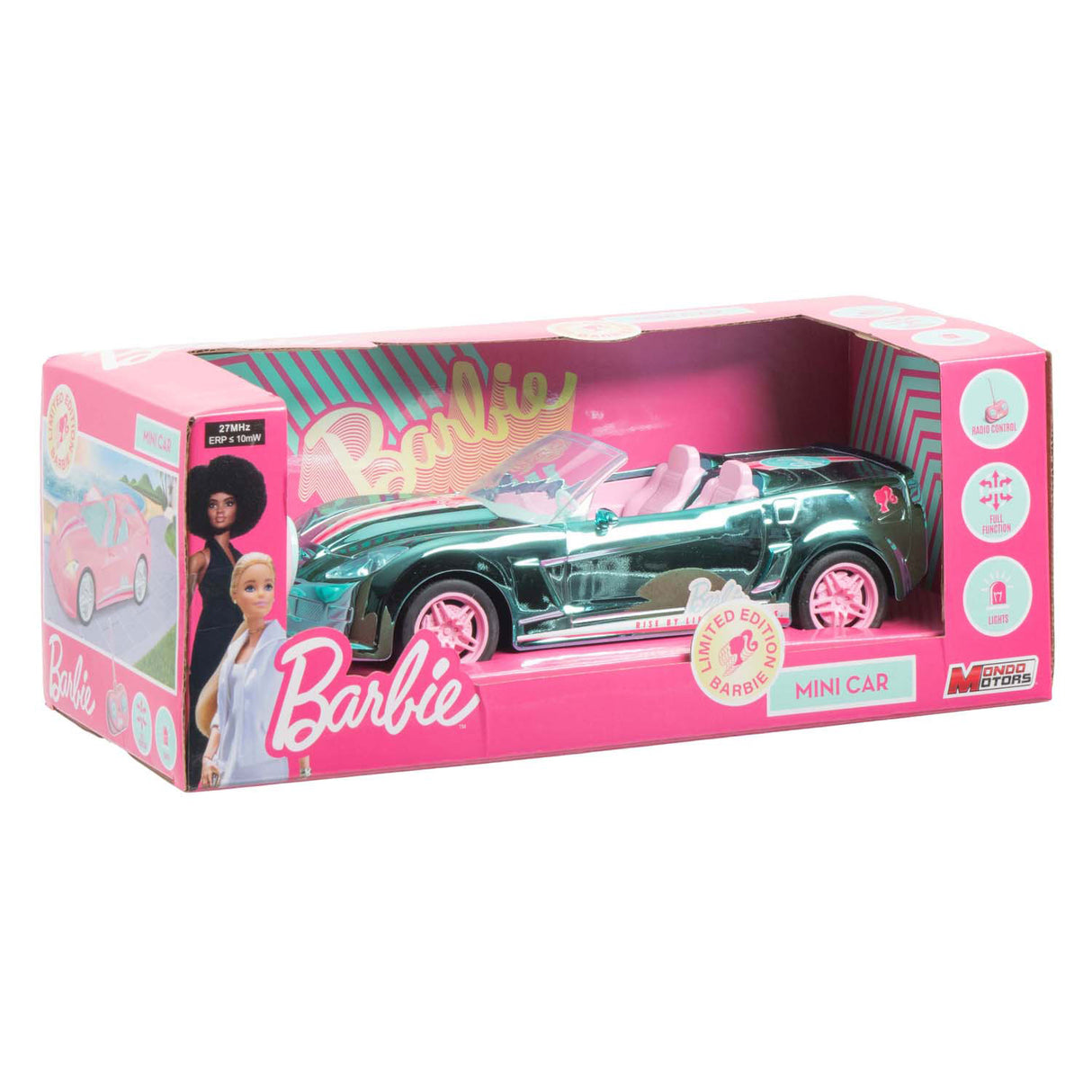 Mattel Mondo Motors RC Control Car Dream Mini Car verchromt blau 65 Jahre Jubiläumsausgabe