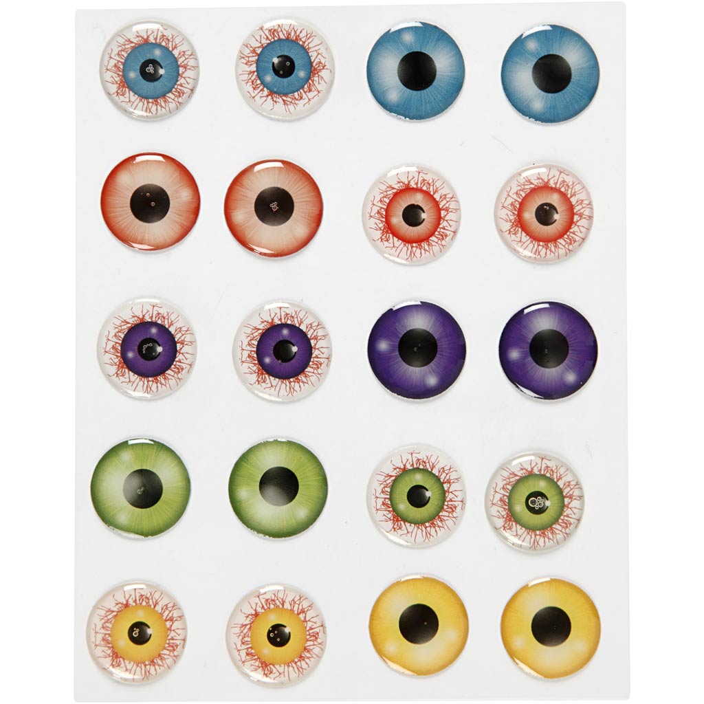 Creativ Company 3D Augen 20mm, 1 Blatt