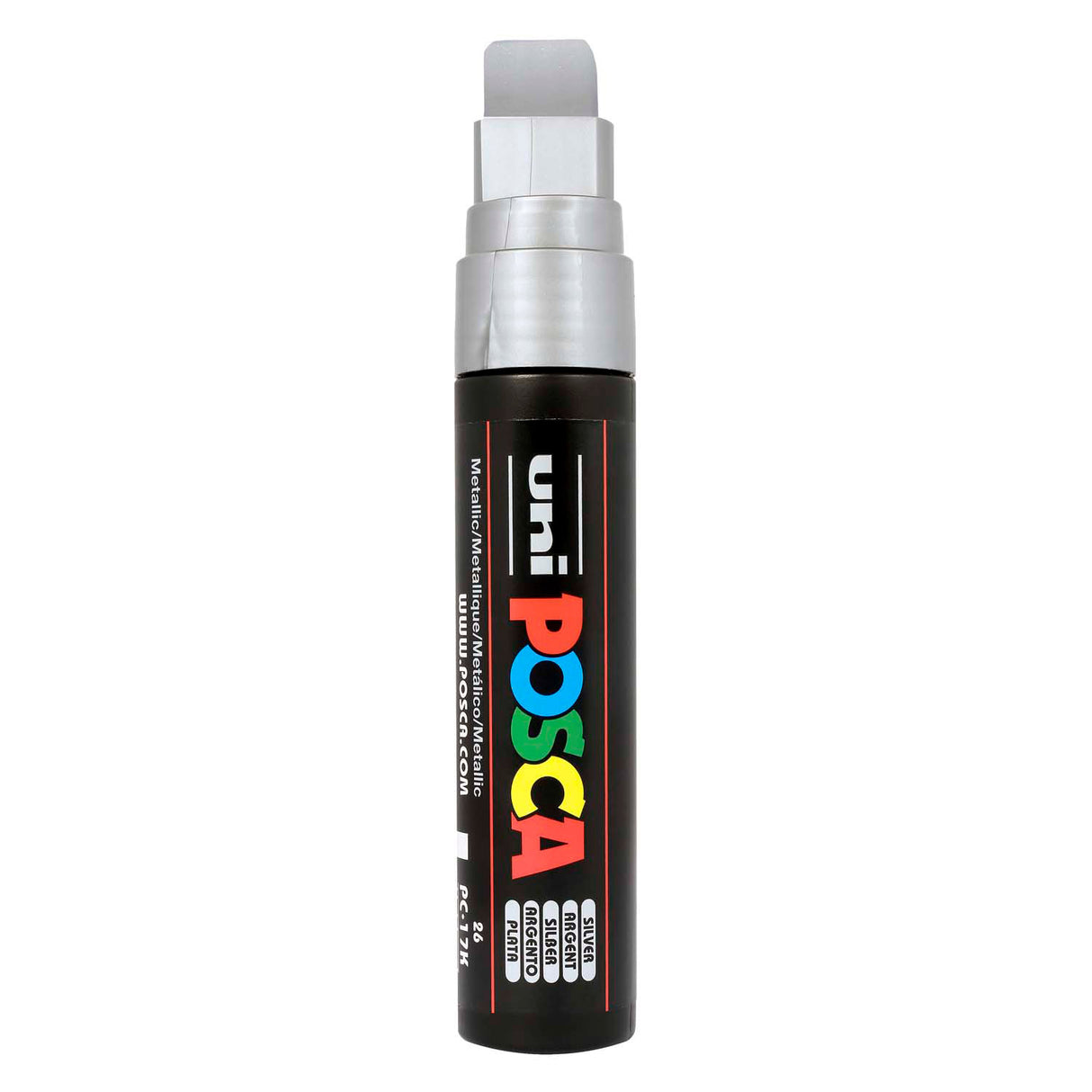 Uni Posca Lackmarker 17 Karat Silber – Blockspitze 15 mm