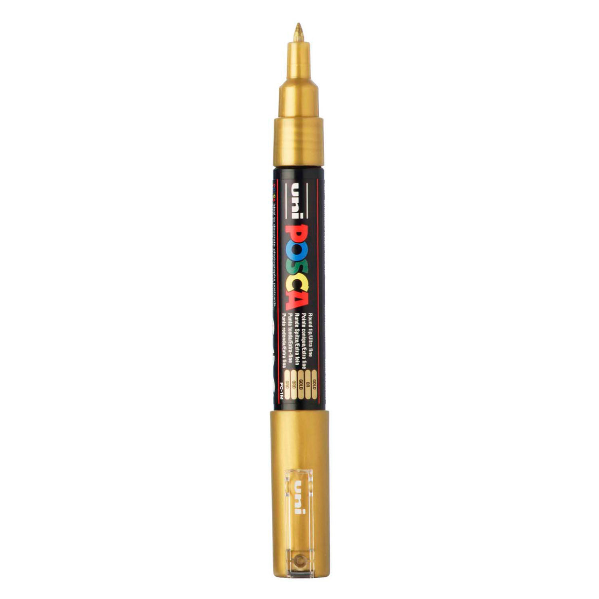Uni Posca Farbmarker 1mc Gold – konische Spitze – 1 mm