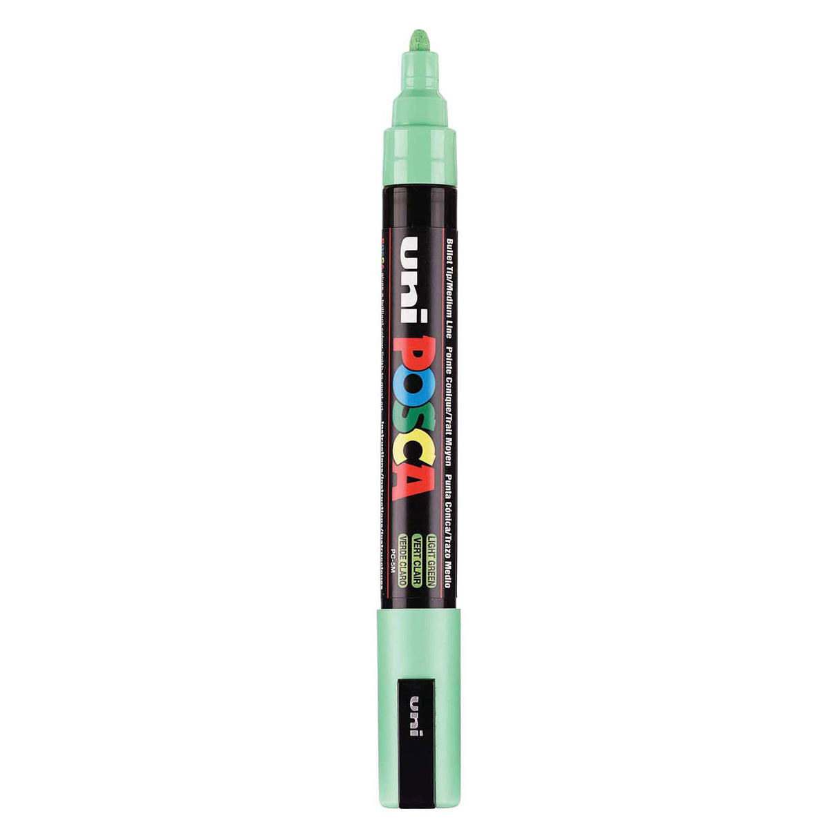 Uni-Posca Posca-Marker, Größe PC-5m, Strichstärke 2,5 mm, mittel, hellgrün, 1 Stück