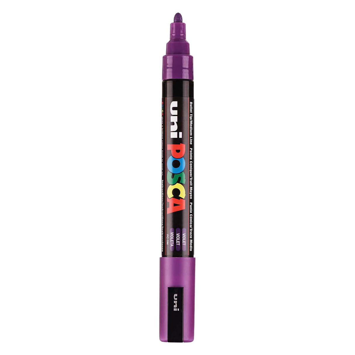 Uni-Posca Posca-Marker, Größe PC-5m, Strichstärke 2,5 mm, mittel, violett, 1 Stück