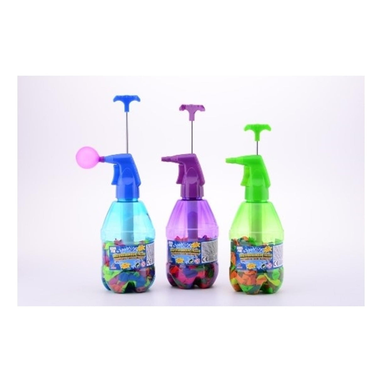 Johntoy Aqua-Wasserballonfüller mit 250 Neon-Wasser