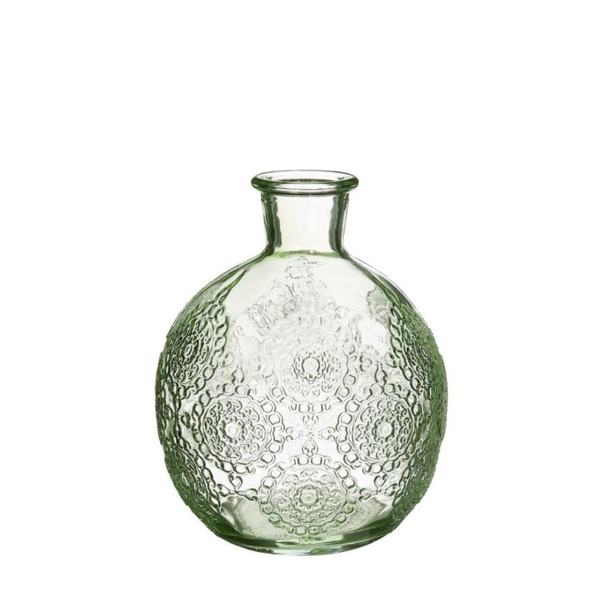 Ideen 4 Jahreszeiten Vase Bologna grün ø9,5xh12cm.