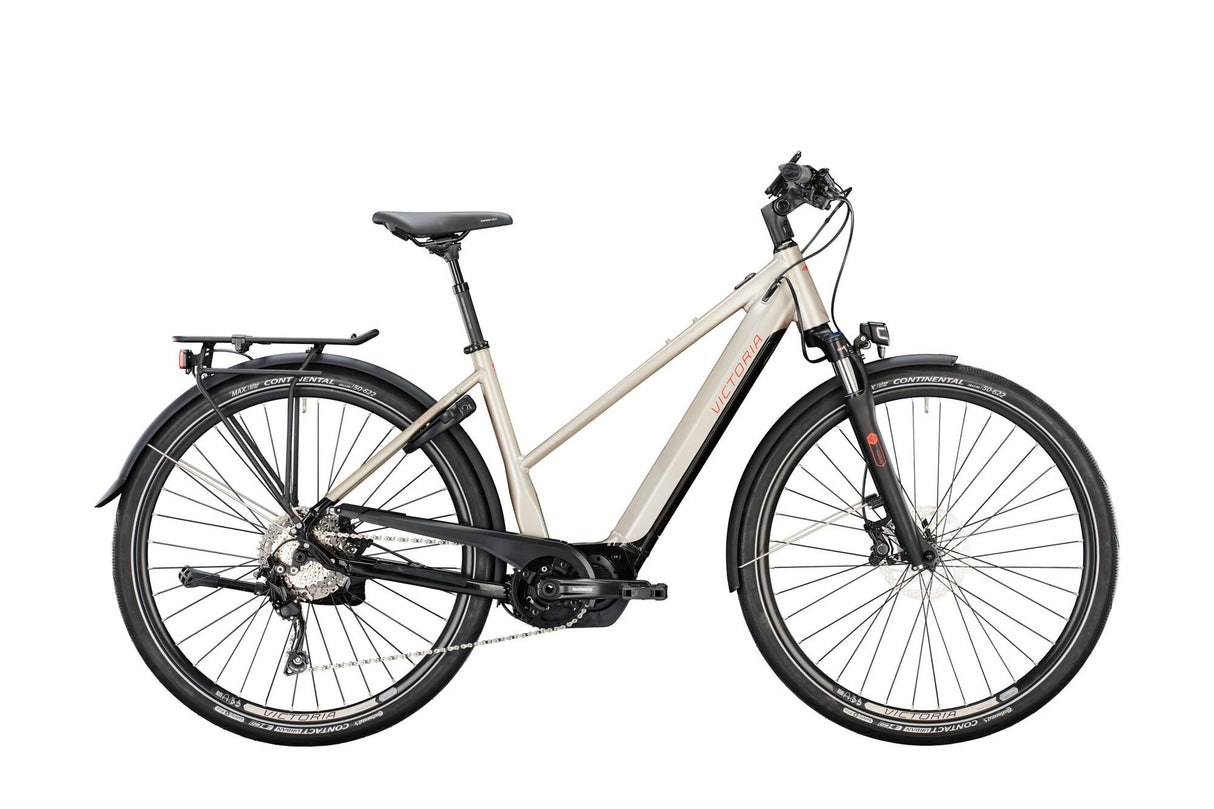 Victoria Elektro-Trekkingrad Etouring 12,8 Mod. 22 E-Bike-Vict. E-Tour. 12,8 28 48 Stufen. 10sp grau