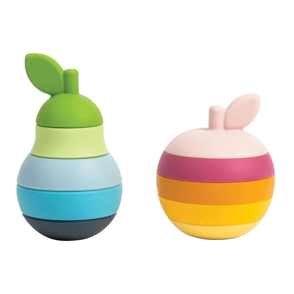 Stapelbarer Apfel und Birne aus Holz von Bigjigs