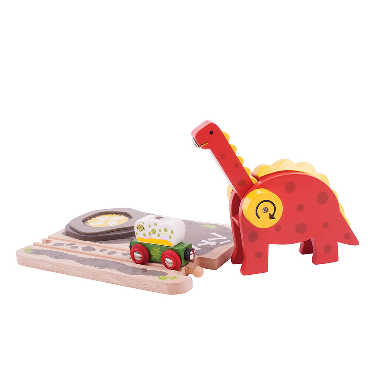 Bigjigs Dino-Kran aus Holz