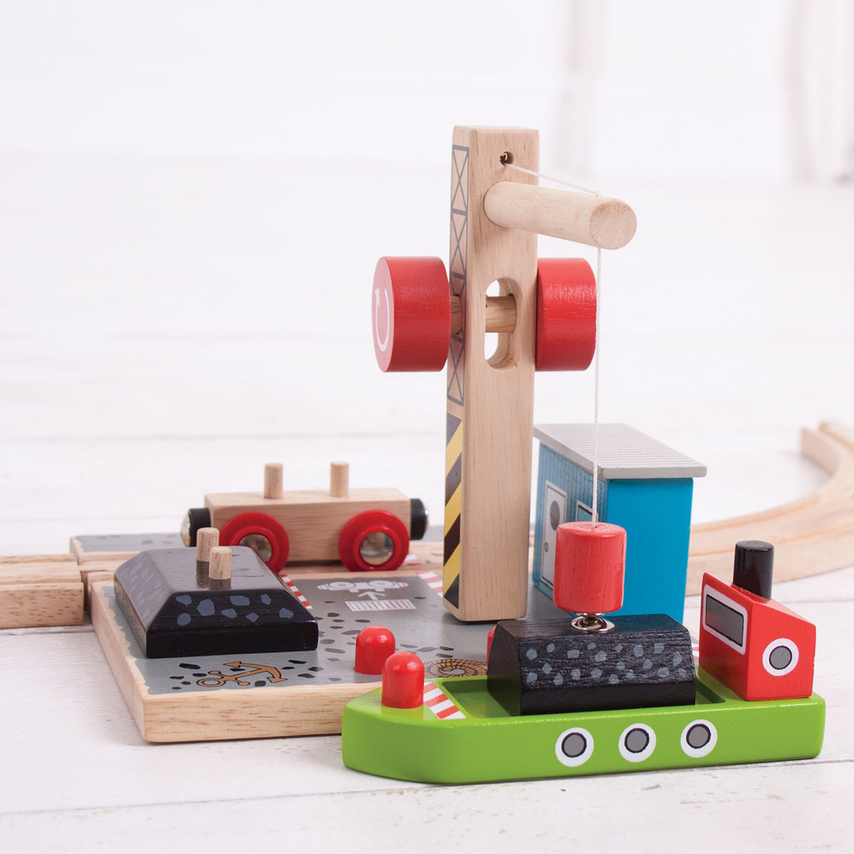 Bigjigs Holzschienen – Kohleverladestation