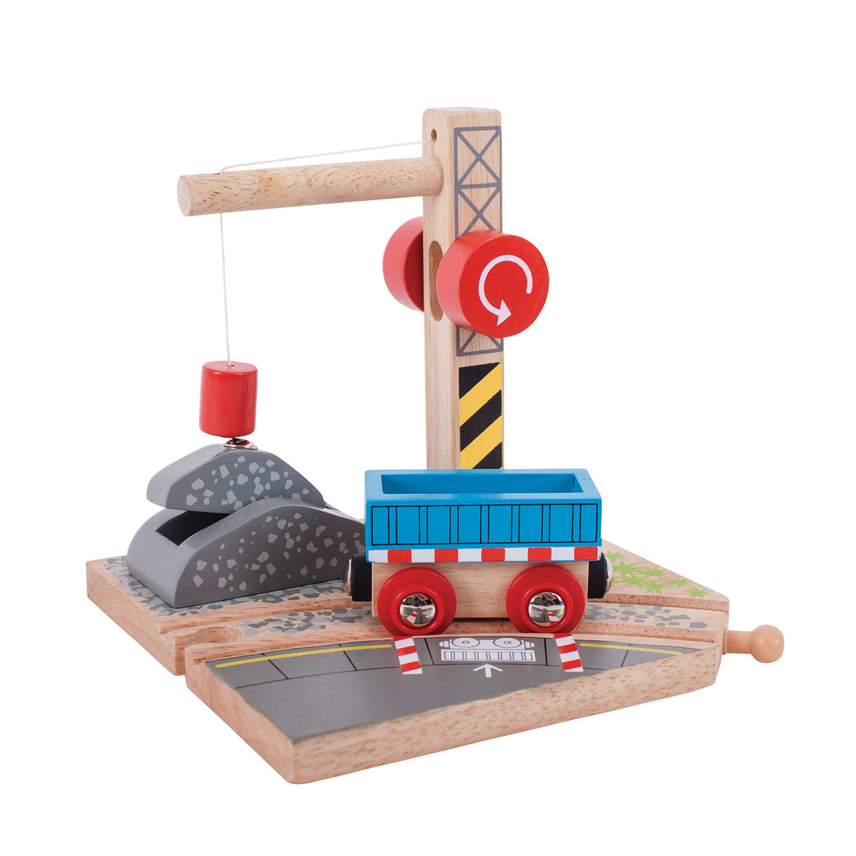Bigjigs Holzschienen – Kieskran