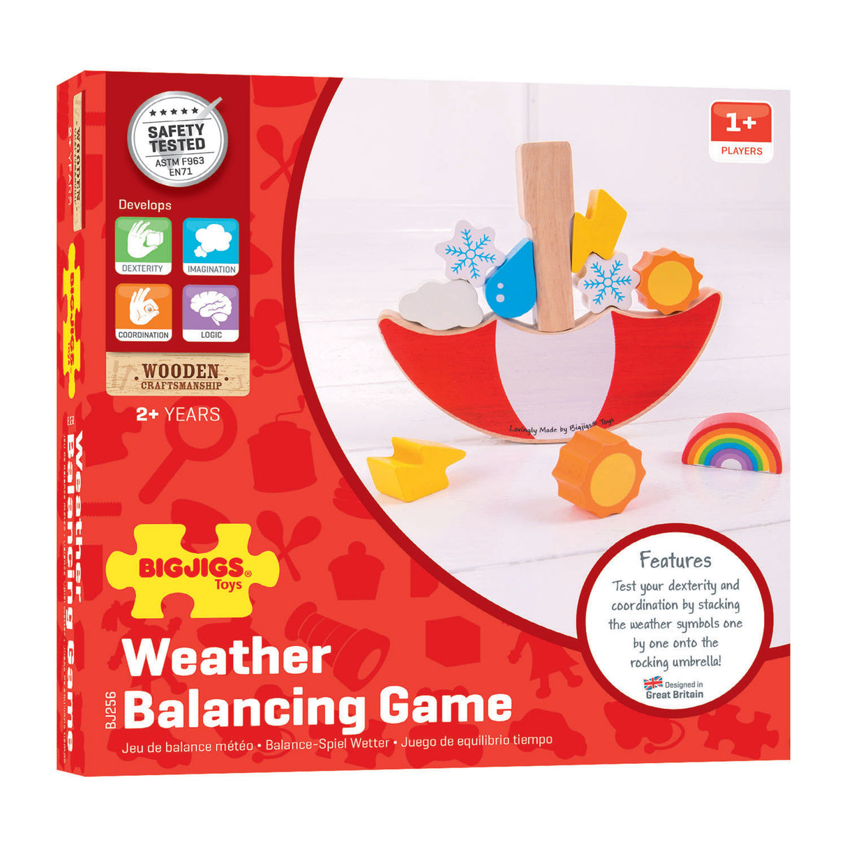 Wieder ein Balancespiel aus Holz von Bigjigs