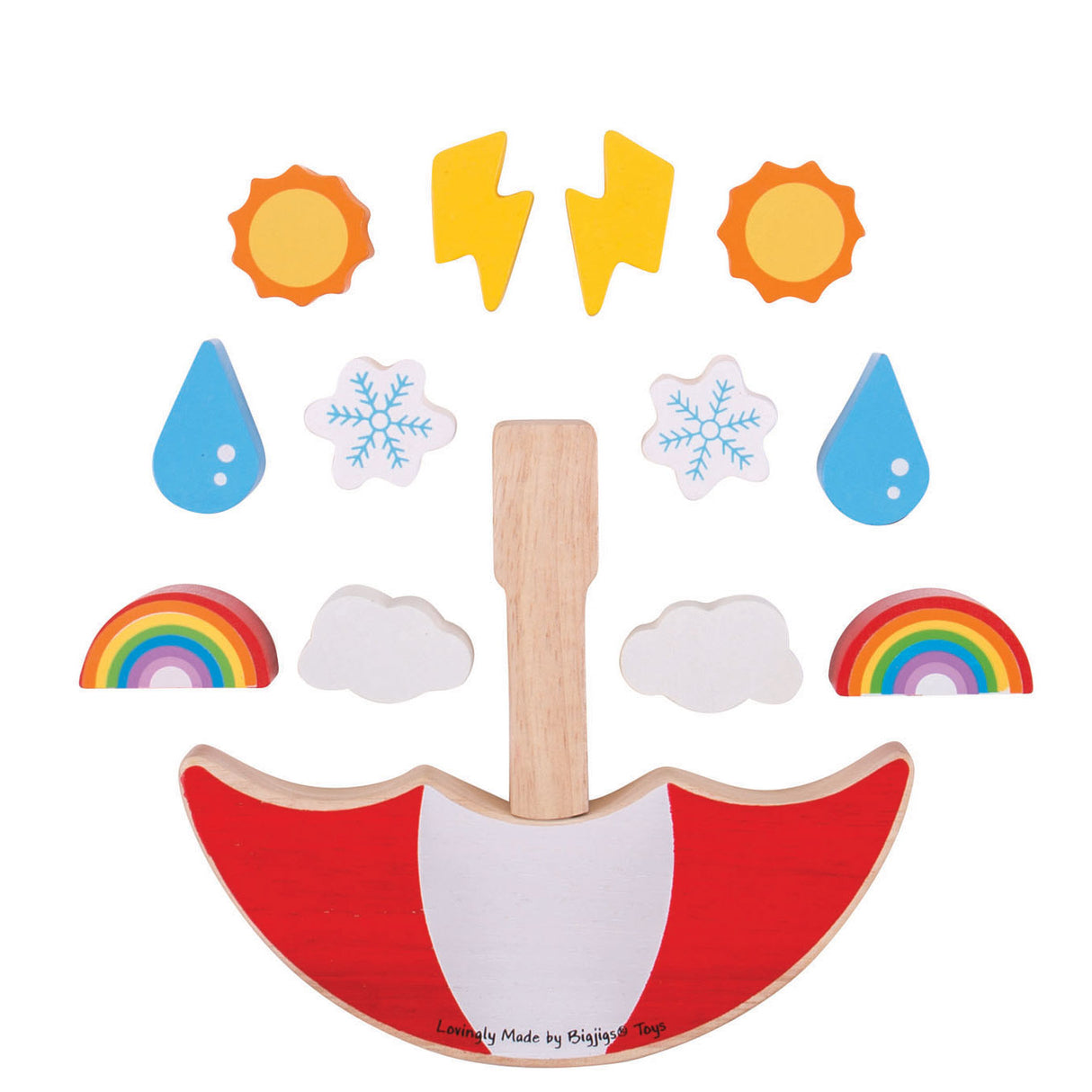 Wieder ein Balancespiel aus Holz von Bigjigs
