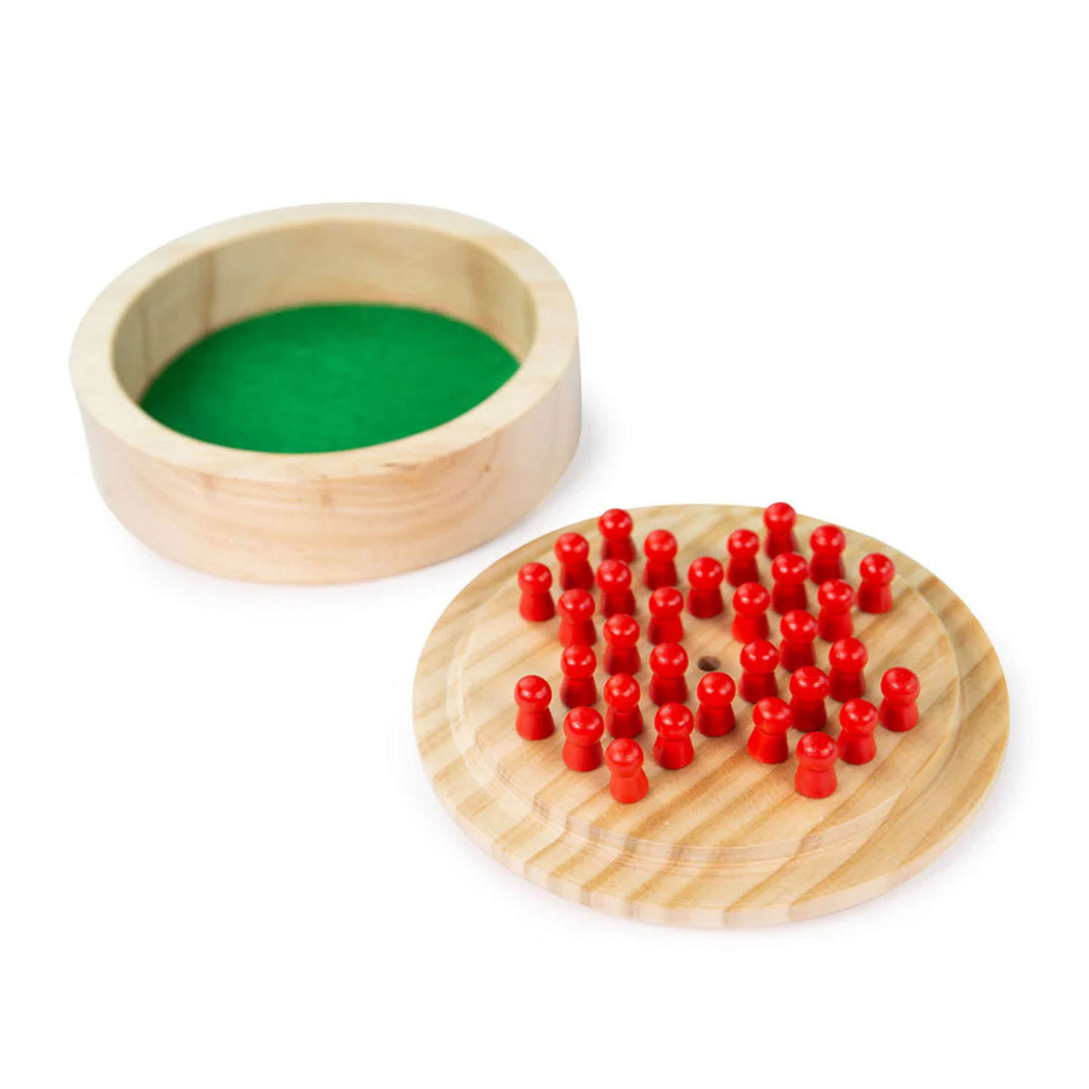 Bigjigs Mini-Solitaire-Holzspiel
