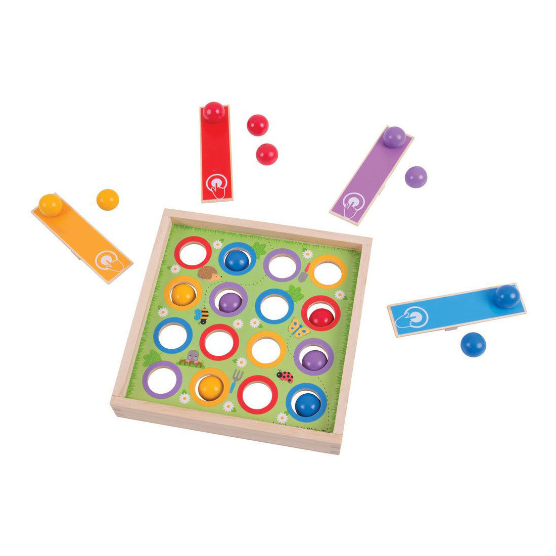 Bigjigs Pflanzenschießspiel aus Holz