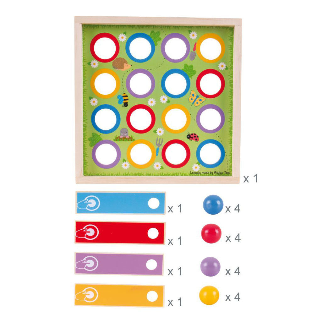 Bigjigs Pflanzenschießspiel aus Holz