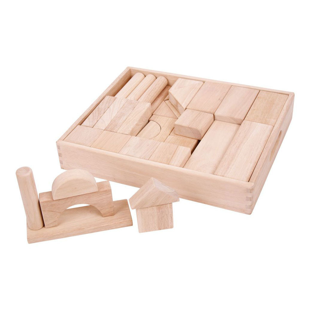 Bigjigs große Holzbausteine gesetzt