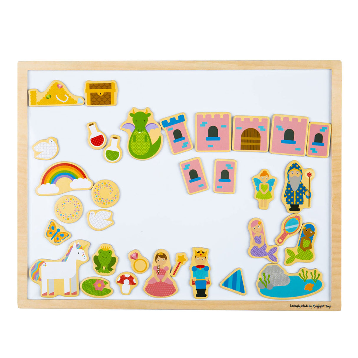 Bigjigs Magnettafel mit Holzkante
