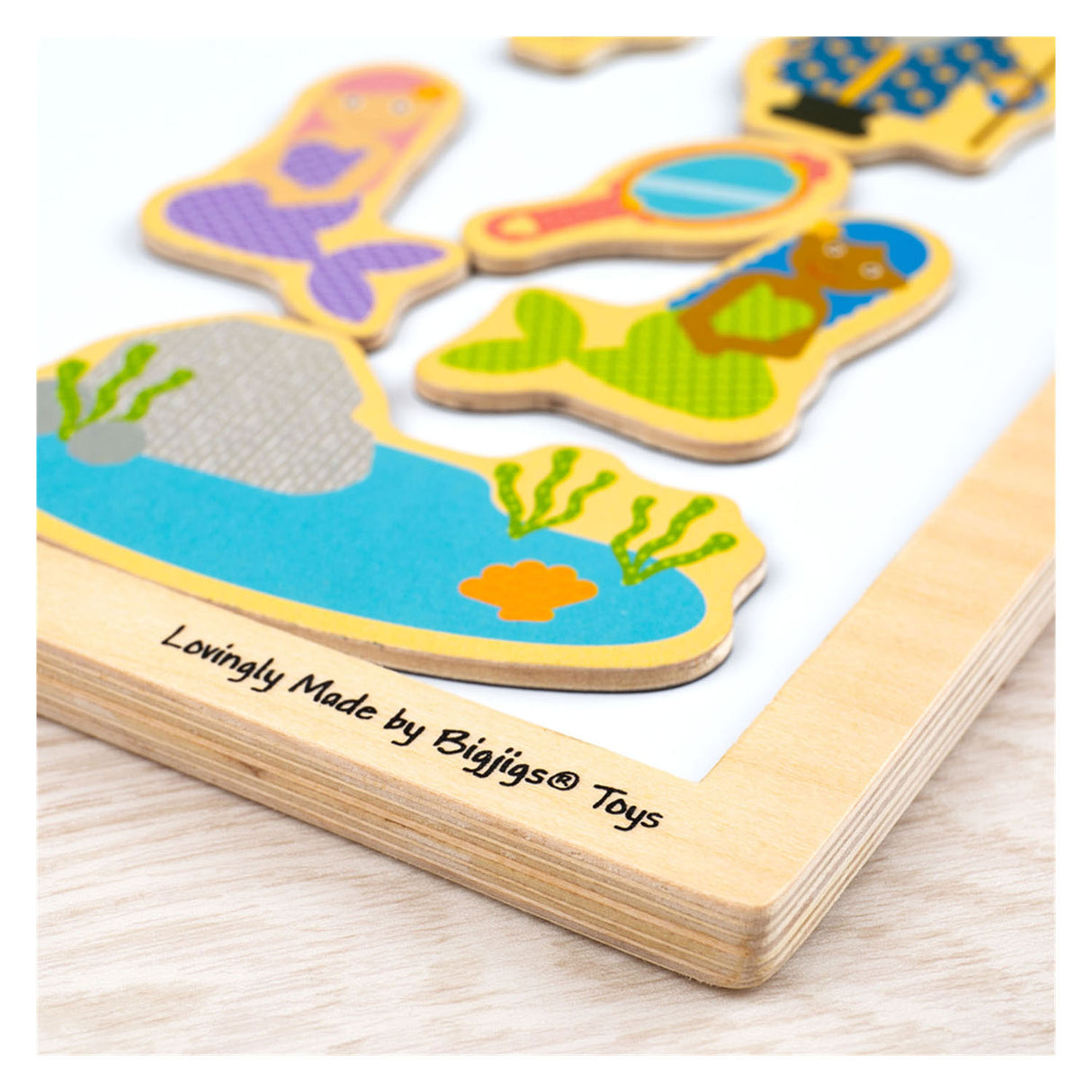 Bigjigs Magnettafel mit Holzkante