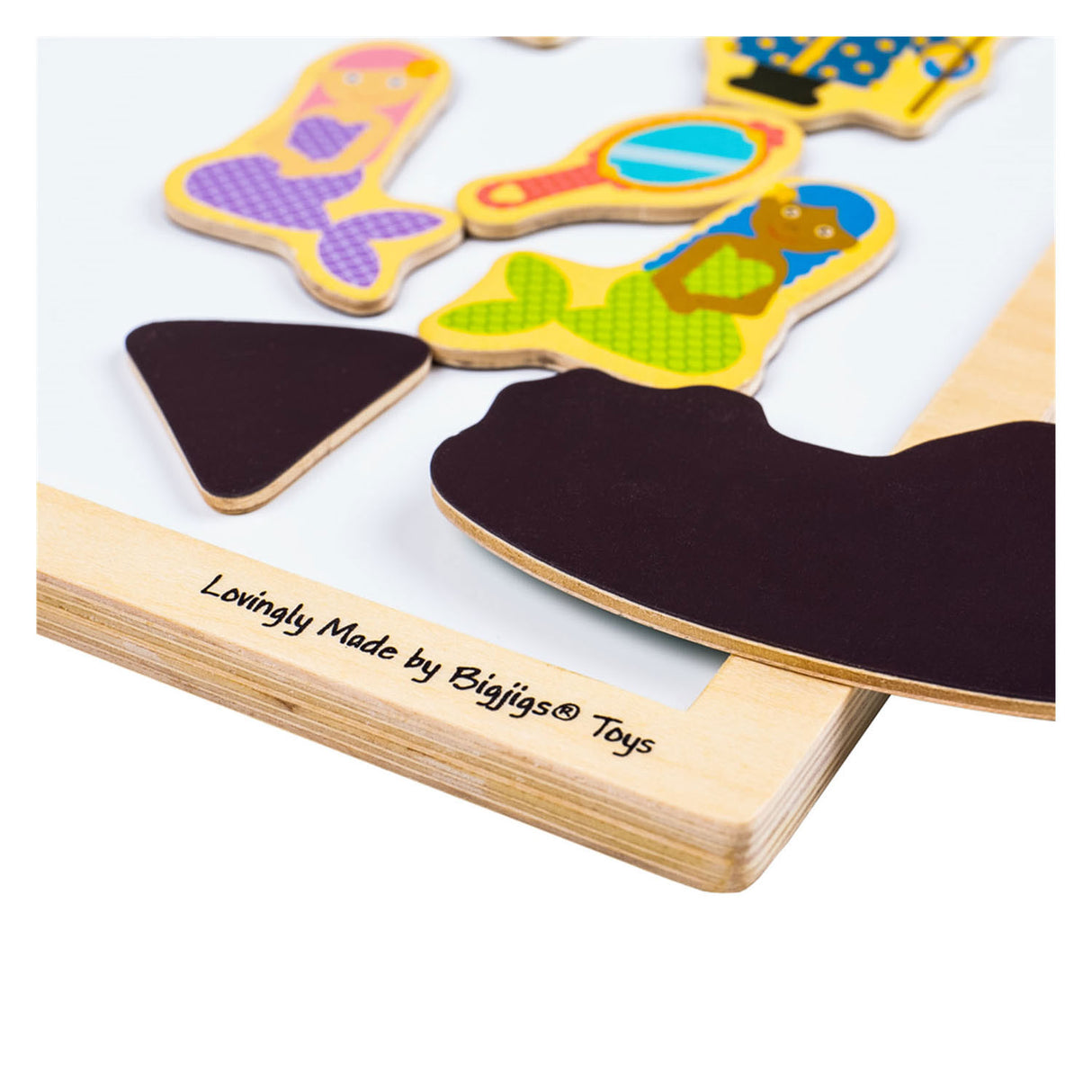 Bigjigs Magnettafel mit Holzkante